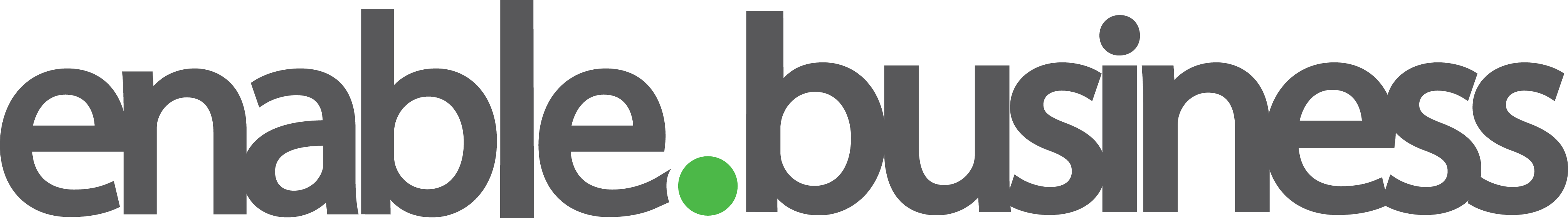 Enable Business logo Text